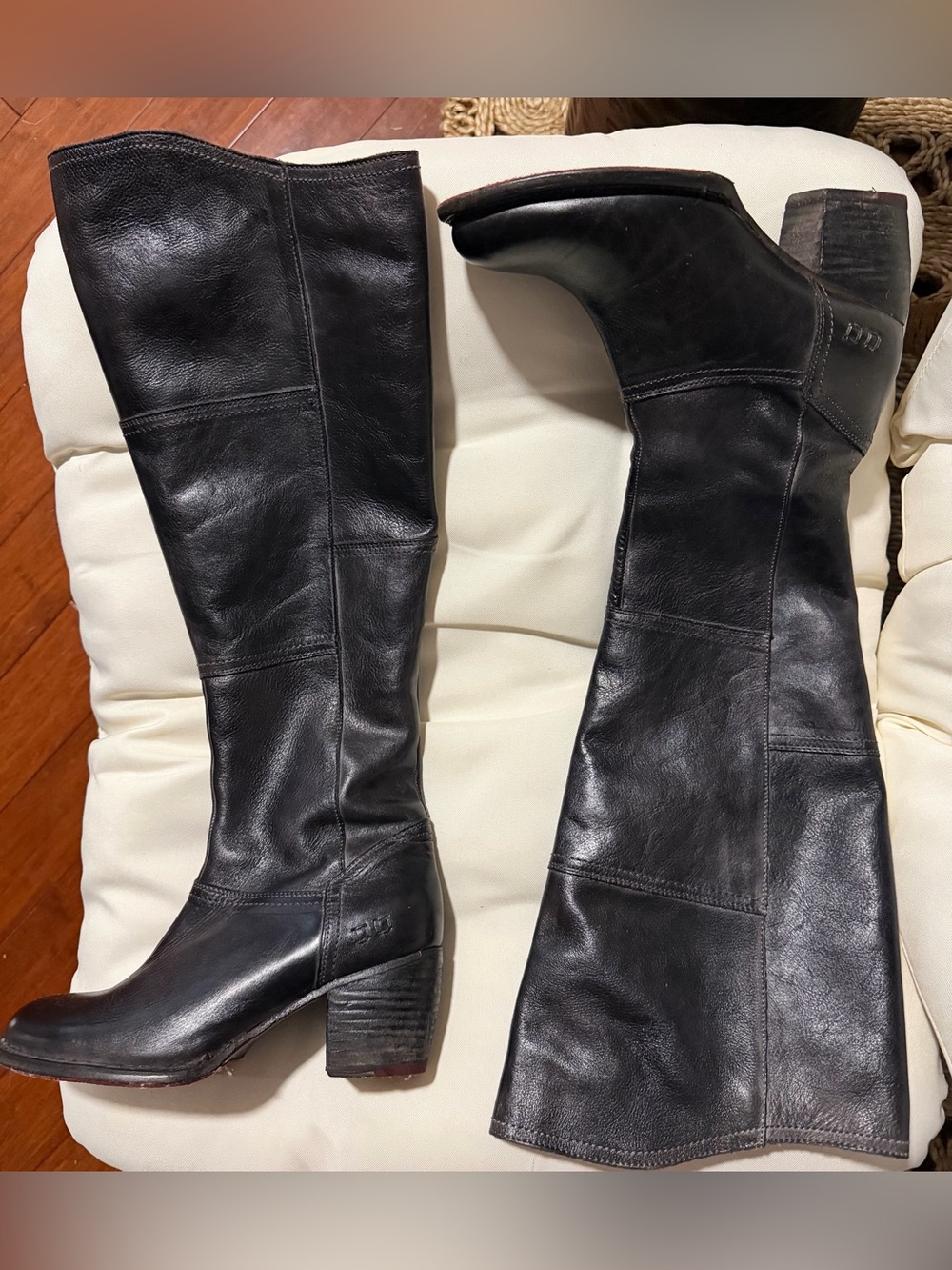 Bed Stu Kennice Classic Women's Tall Leather Riding Boots - Black